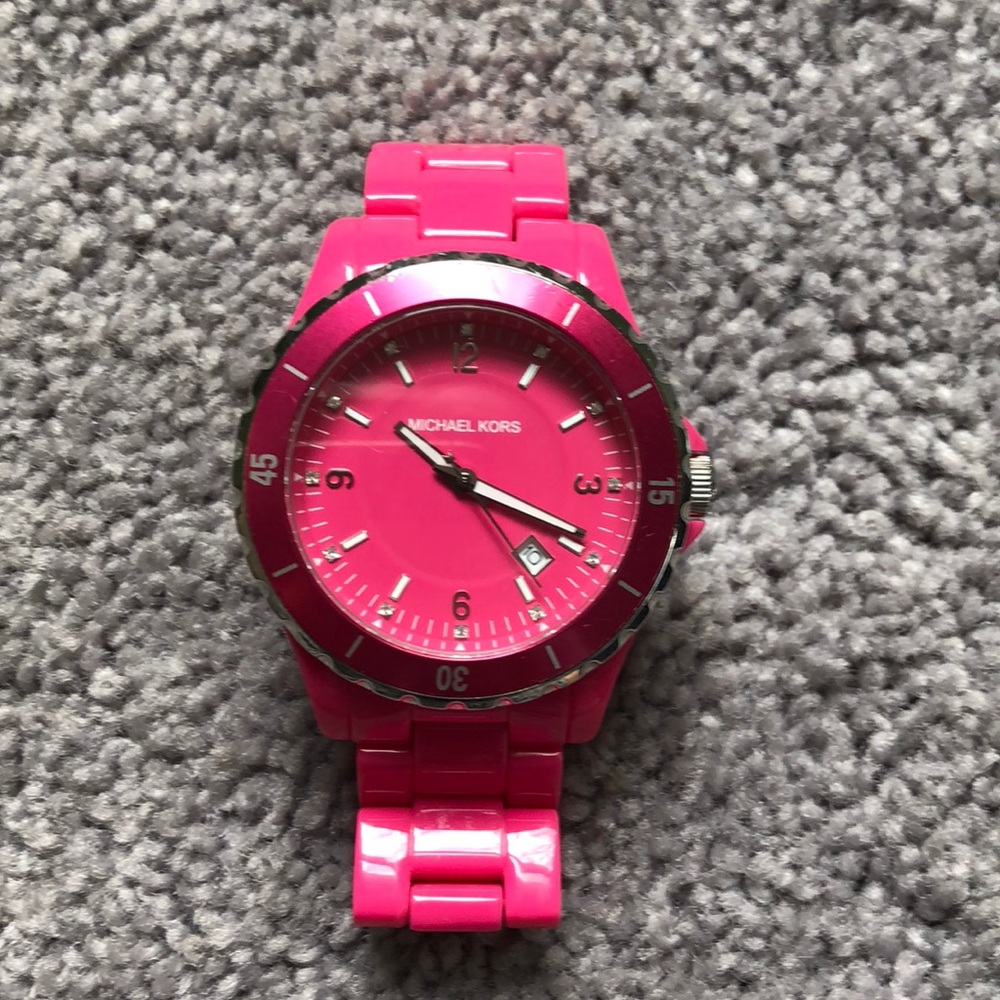 Pink Michael kors Watch